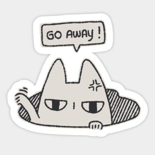 Molecat - Go away! Sticker